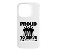 Custodia per iPhone 14 Pro Orgoglioso di servire il volontario della mia comunità