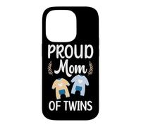 Custodia per iPhone 14 Pro Orgoglioso Mamma Di Fantastici Gemelli Incinta Due Babys Madre