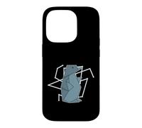 Custodia per iPhone 14 Pro Origami pinguino