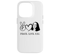 Custodia per iPhone 14 Pro Pace Amore KBJ Ketanji Brown Jackson Donne Nere Vintage