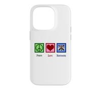 Custodia per iPhone 14 Pro Pace Amore Procioni Carino Procione