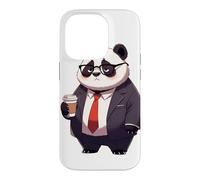 Custodia per iPhone 14 Pro Panda del lunedì mattina