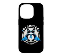 Custodia per iPhone 14 Pro Panda Diabetic Type 1 Supporto per la consapevolezza del diabete