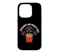 Custodia per iPhone 14 Pro Patriotic 4th Of July Independence Day Fireworks And French