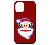 Custodia per iPhone 14 Pro Paul Frank - Barba e cappello di Babbo Natale con scimmia Julius
