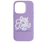 Custodia per iPhone 14 Pro Paul Frank Stay Real Bubble Testo