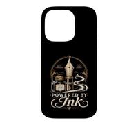 Custodia per iPhone 14 Pro Penna stilografica, con pennino per diari e amanti degli innamorati, stile vintage, alimentato da inchiostro