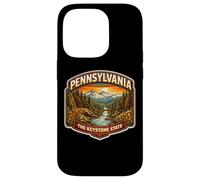 Custodia per iPhone 14 Pro Pennsylvania The Keystone State Souvenir Memorabilia dei visitatori