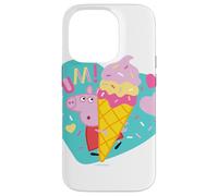 Custodia per iPhone 14 Pro Peppa Pig Yum Ice Cream