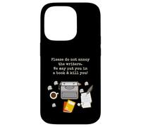 Custodia per iPhone 14 Pro Per favore, non infastidire lo scrittore Romanziere Autore Macchina da scrivere