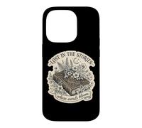 Custodia per iPhone 14 Pro Persi nelle storie dove fioriscono le parole Book Lover Floral