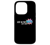 Custodia per iPhone 14 Pro Perso negli anni '90, Happy There, design pop art retrò