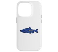Custodia per iPhone 14 Pro Pesce Alaska Salmone