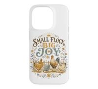 Custodia per iPhone 14 Pro Piccolo gregge Big Joy Backyard Chicken Farm Amante