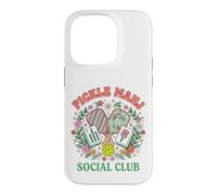 Custodia per iPhone 14 Pro Pickle Mahj Social Club - Palla da paddle