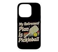 Custodia per iPhone 14 Pro Pickleball è il mio piano pensionistico giocatori Pickle Ball