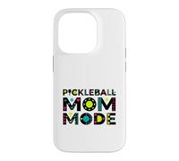 Custodia per iPhone 14 Pro Pickleball Mom Mode Graphic Sports Mom Pickleball Lover