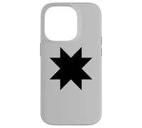 Custodia per iPhone 14 Pro PISTOLA SIMBOLO BANDIERA MAPUCHE 8 PUNTI