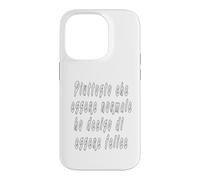 Custodia per iPhone 14 Pro Piuttosto che essere normale ho deciso di essere felice.