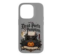 Custodia per iPhone 14 Pro Poeti morti e zucche Poetcore Lettura Halloween