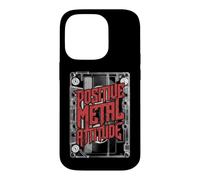 Custodia per iPhone 14 Pro Positive Metal Attitude, musica pesante degli anni '80 e '90