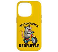 Custodia per iPhone 14 Pro Possum Off to Cause A Kerfuffle Funny Opossum