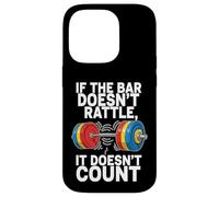 Custodia per iPhone 14 Pro Powerlifting Gym Humor Heavy Barbell Weightlifting