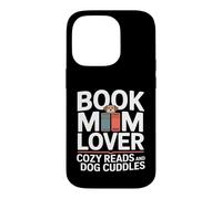 Custodia per iPhone 14 Pro Prenota Mom Lover Cozy Reads And Dog Cuddles