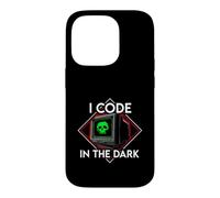 Custodia per iPhone 14 Pro Programmer I Code In The Dark Retro Hacker Skull