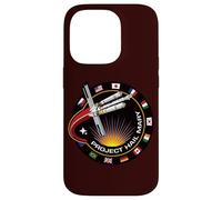 Custodia per iPhone 14 Pro Project Hail Mary Spaceship Mission Badge Poster