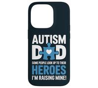Custodia per iPhone 14 Pro Proud Autism Dad - Raising My Hero Awareness Father Papa