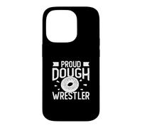 Custodia per iPhone 14 Pro Proud Dough Wrestler Funny Bread Rolls Un amante dei bagel polacchi