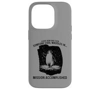 Custodia per iPhone 14 Pro Qualcuno Cool Waddles In Penguin Confidence