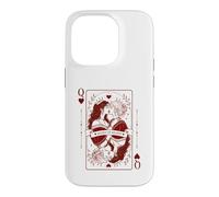 Custodia per iPhone 14 Pro Queen Hearts Orgoglio Lesbico | Romance Gothic LGBTQ