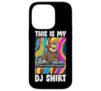 Custodia per iPhone 14 Pro Questa È La Mia Maglietta Da Dj Dj Pigro Musica Edm Rave