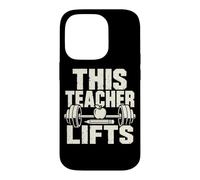 Custodia per iPhone 14 Pro Questo insegnante solleva divertente fitness bilanciere bodybuilder palestra
