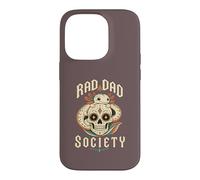 Custodia per iPhone 14 Pro Rad Axolotl Dad Skull Head Society Funny Anfibio