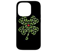 Custodia per iPhone 14 Pro Ragazzi Gamer Gift Game Shamrock St Patricks Day Irlandese Uomini Bambini