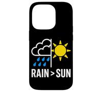 Custodia per iPhone 14 Pro Rain Over Sun Amante Pioggia Accogliente