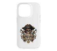 Custodia per iPhone 14 Pro Raise Hell & Set Sail Pirate Skull - Avventura nautica