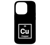 Custodia per iPhone 14 Pro Rame, Cu - Tavola periodica degli elementi Science Gifts