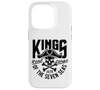 Custodia per iPhone 14 Pro Re dei sette mari Wild Abstract Skull Real Gangs