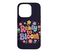 Custodia per iPhone 14 Pro Ready To Bloom Amante della Lettura Floreale Retro Bookworm