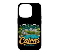Custodia per iPhone 14 Pro Regalo disegnato a mano del punto di riferimento del souvenir di viaggio di Cairns Australia