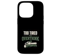 Custodia per iPhone 14 Pro Registrazione Terapia Logger Terapia Umorismo Motosega Life Forest