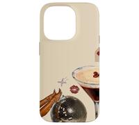 Custodia per iPhone 14 Pro Retro Espresso Martini Disco Ball Stars Estetica Estetica