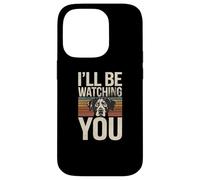 Custodia per iPhone 14 Pro Retro Funny Dog Citazioni I'll Be Watching You