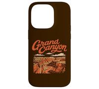 Custodia per iPhone 14 Pro Retro Grand Canyon National Park Vintage Style 80s