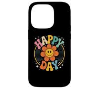 Custodia per iPhone 14 Pro Retro Happy Day Smiling Flower Vintage Groovy 70s