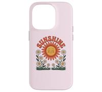 Custodia per iPhone 14 Pro Retro Happy Day Smiling Flower Vintage Groovy 70s